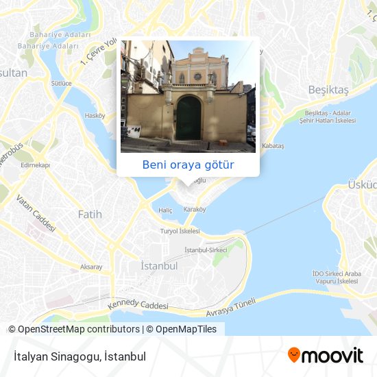 İtalyan Sinagogu harita