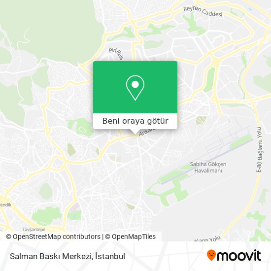 Salman Baskı Merkezi harita