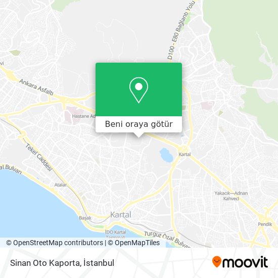 Sinan Oto Kaporta harita