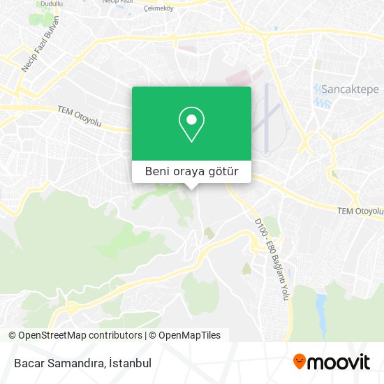 Bacar Samandıra harita