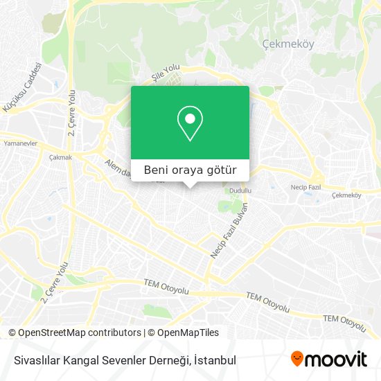 Sivaslılar Kangal Sevenler Derneği harita