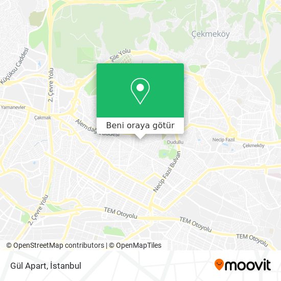 Gül Apart harita