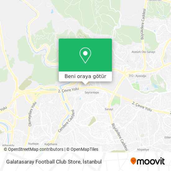 Galatasaray Football Club Store harita
