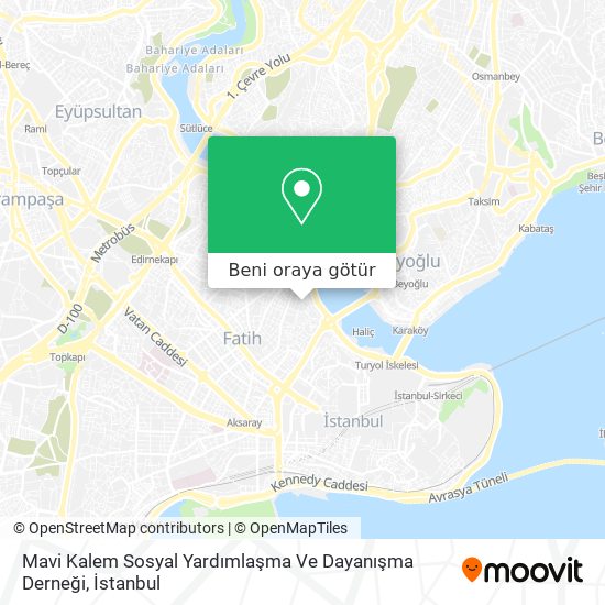 Mavi Kalem Sosyal Yardımlaşma Ve Dayanışma Derneği harita