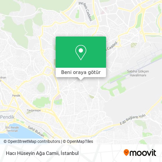 Hacı Hüseyin Ağa Camii harita
