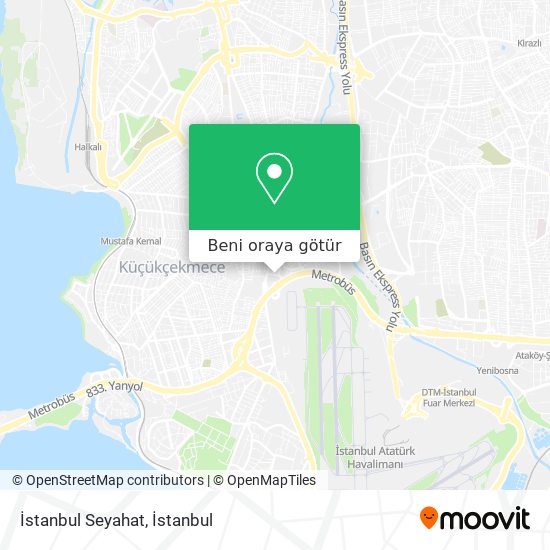 İstanbul Seyahat harita