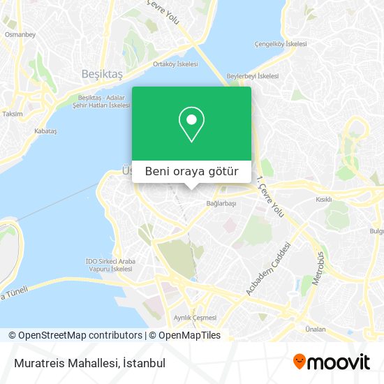 Muratreis Mahallesi harita