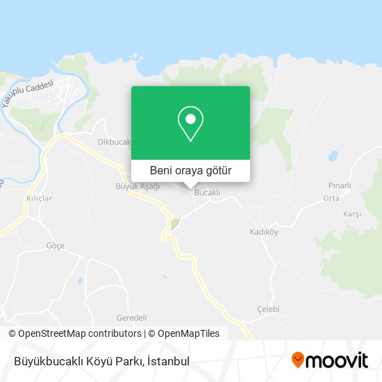 Büyükbucaklı Köyü Parkı harita