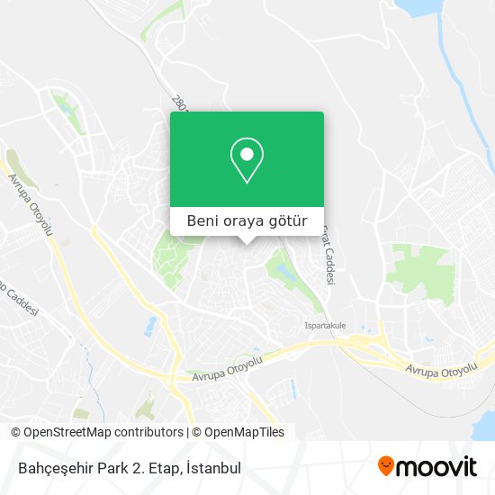 Bahçeşehir Park 2. Etap harita
