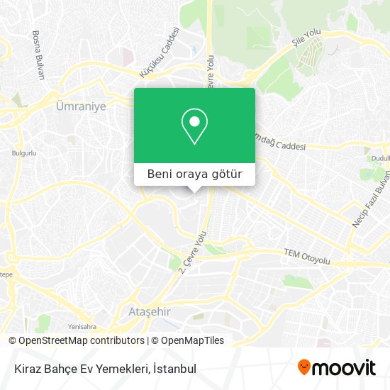 Kiraz Bahçe Ev Yemekleri harita