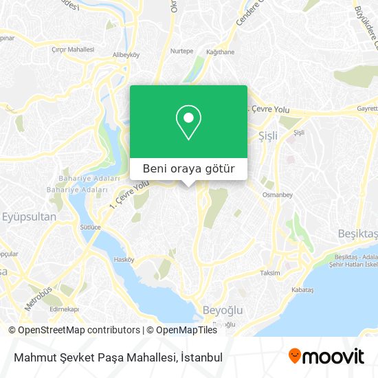 Mahmut Şevket Paşa Mahallesi harita