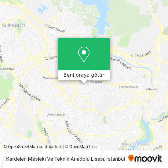 Kardelen Mesleki Ve Teknik Anadolu Lisesi harita