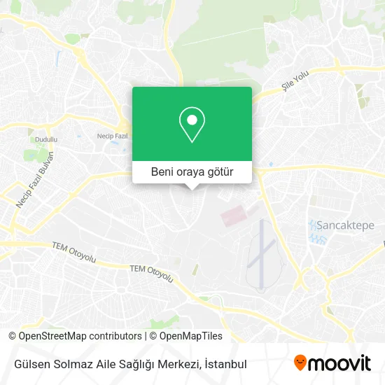 Gülsen Solmaz Aile Sağlığı Merkezi harita