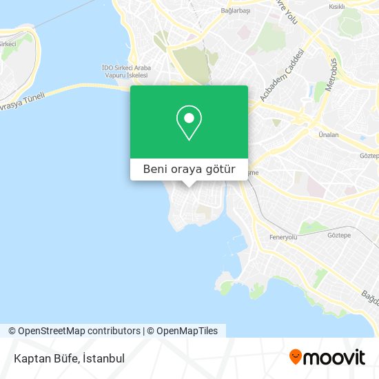 Kaptan Büfe harita