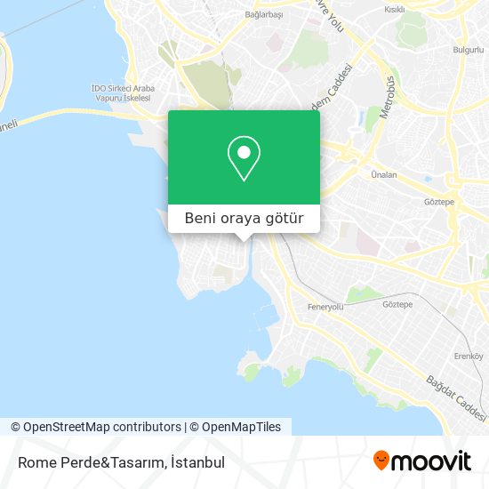 Rome Perde&Tasarım harita
