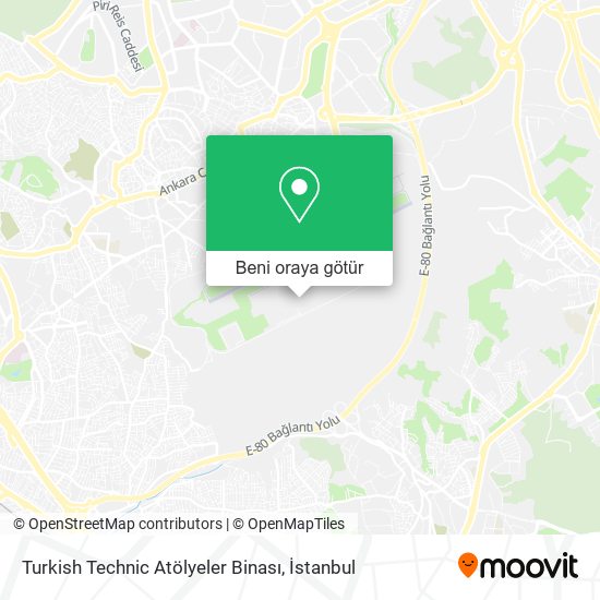 Turkish Technic Atölyeler Binası harita