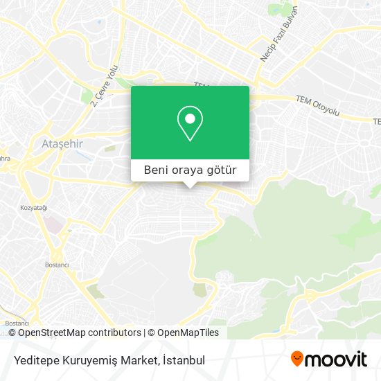 Yeditepe Kuruyemiş Market harita