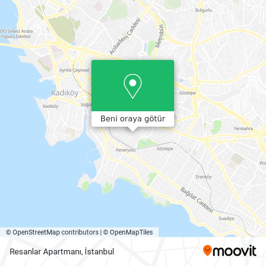 Resanlar Apartmanı harita