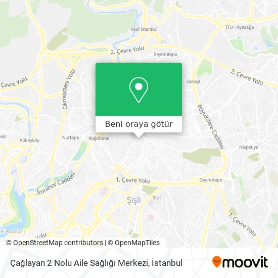 Çağlayan 2 Nolu Aile Sağlığı Merkezi harita