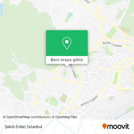 Şekili Evleri harita