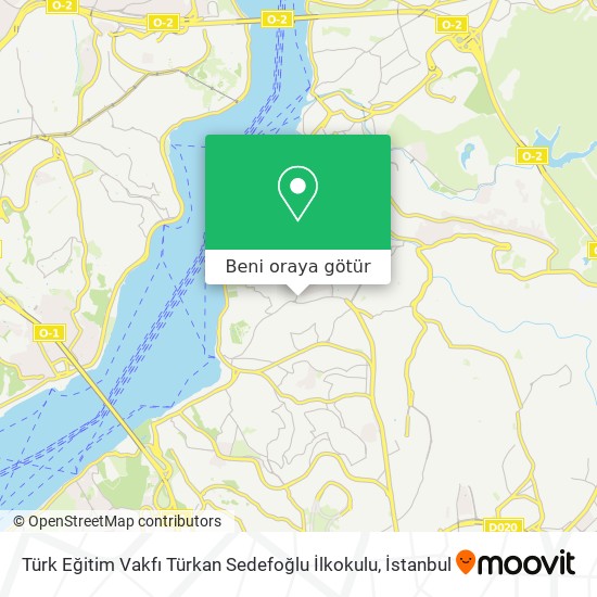 Türk Eğitim Vakfı Türkan Sedefoğlu İlkokulu harita