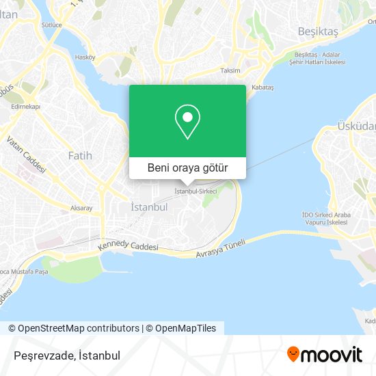 Peşrevzade harita