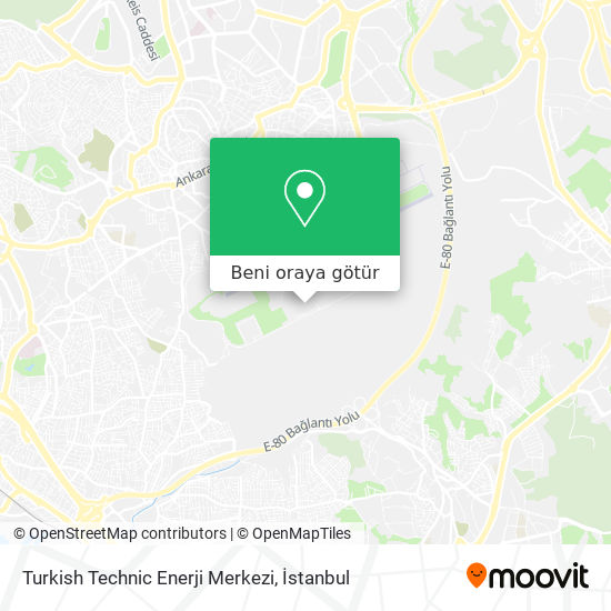 Turkish Technic Enerji Merkezi harita