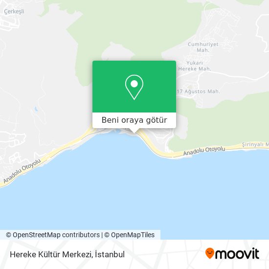 Hereke Kültür Merkezi harita