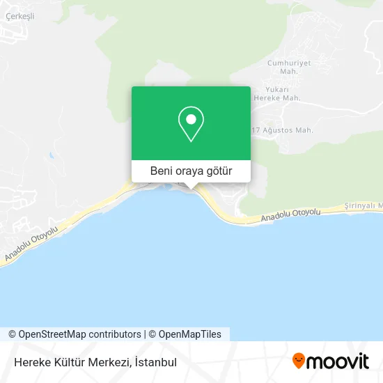 Hereke Kültür Merkezi harita