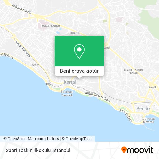 Sabri Taşkın İlkokulu harita