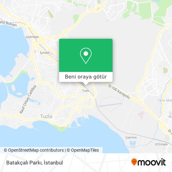 Batakçalı Parkı harita