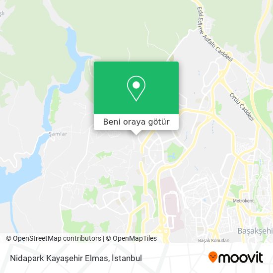 Nidapark Kayaşehir Elmas harita