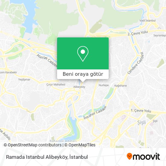 Ramada Istanbul Alibeyköy harita