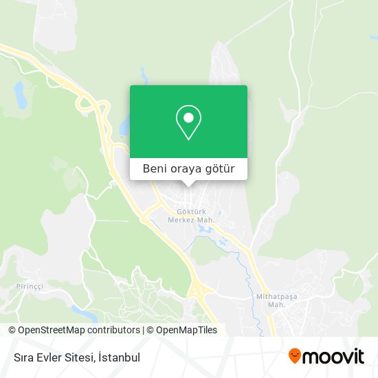 Sıra Evler Sitesi harita