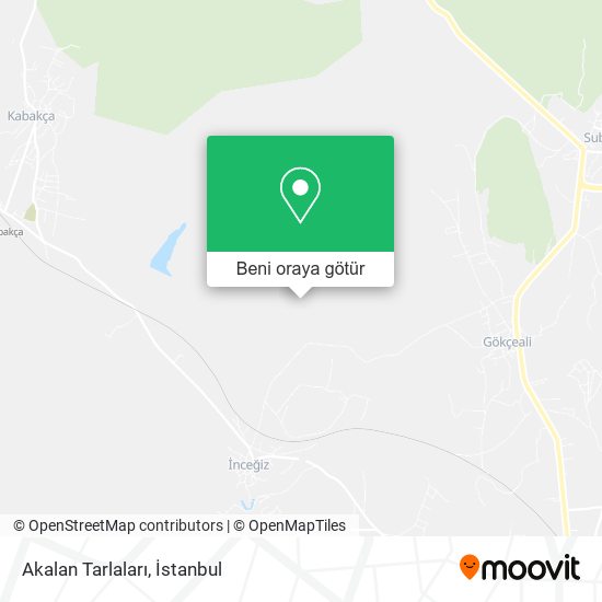 Akalan Tarlaları harita
