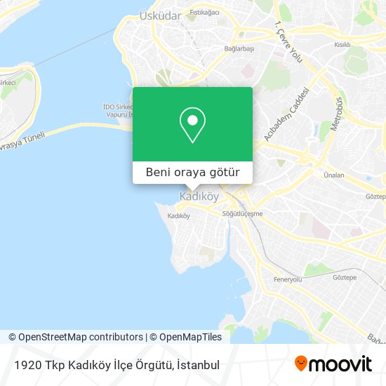 1920 Tkp Kadıköy İlçe Örgütü harita
