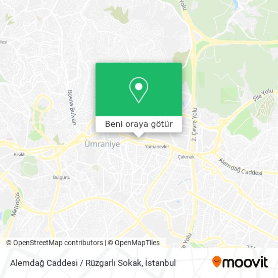Alemdağ Caddesi / Rüzgarlı Sokak harita