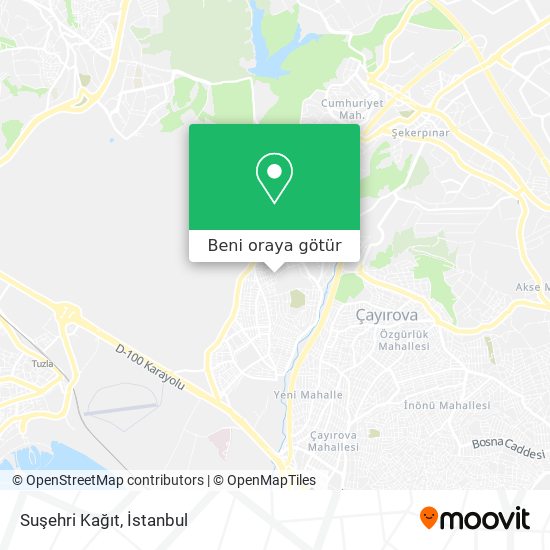 Suşehri Kağıt harita