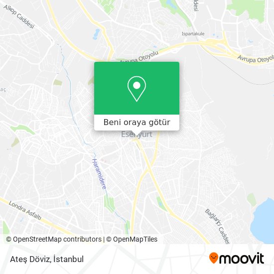 Ateş Döviz harita