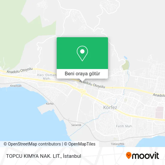 TOPCU KIMYA NAK. LIT. harita