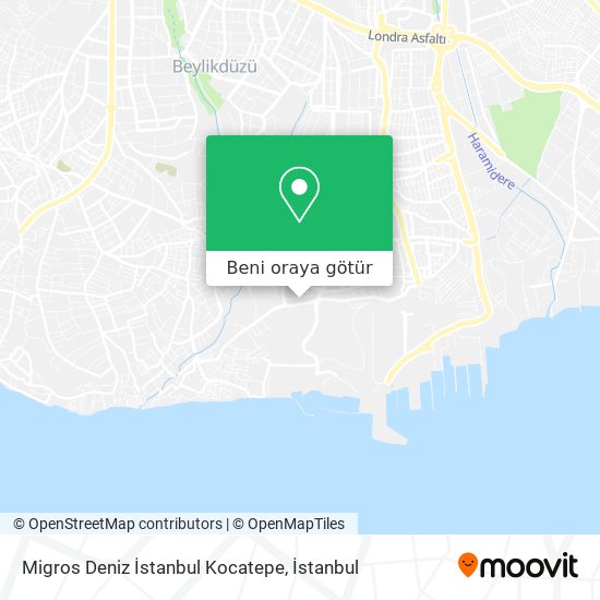 Migros Deniz İstanbul Kocatepe harita