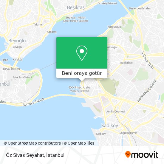 Öz Sivas Seyahat harita