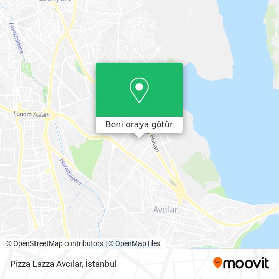 Pizza Lazza Avcılar harita