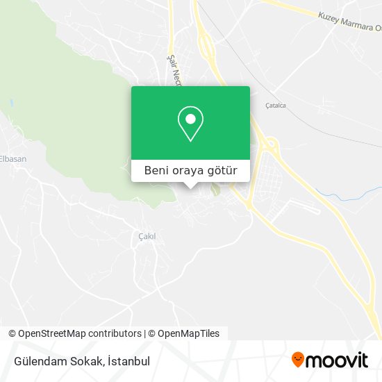 Gülendam Sokak harita