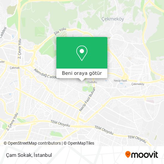 Çam Sokak harita