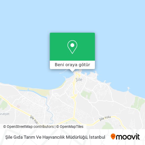 Şile Gıda Tarım Ve Hayvancılık Müdürlüğü harita