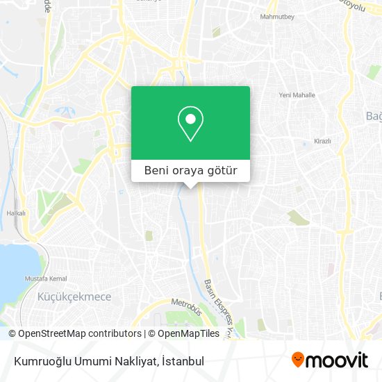 Kumruoğlu Umumi Nakliyat harita