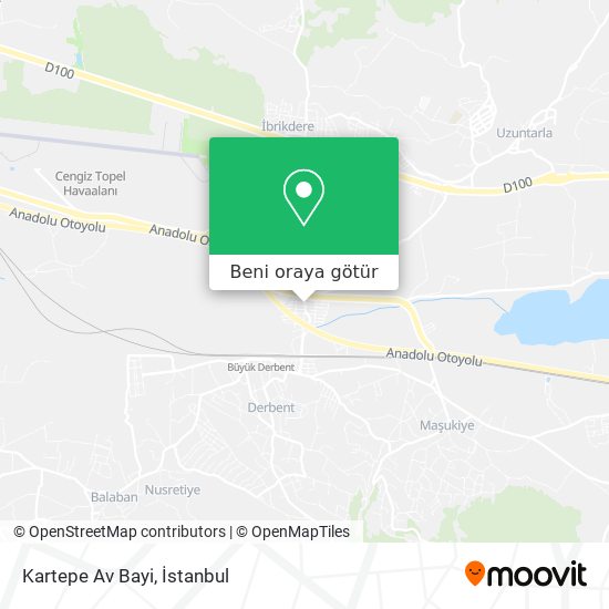 Kartepe Av Bayi harita