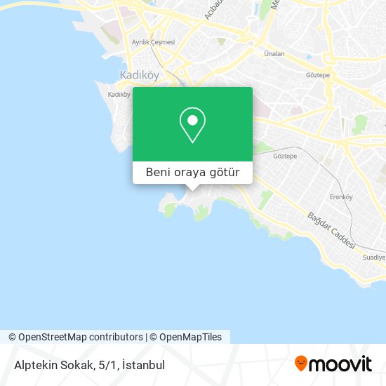 Alptekin Sokak, 5/1 harita