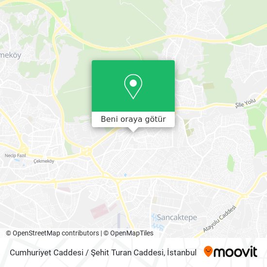 Cumhuriyet Caddesi / Şehit Turan Caddesi harita